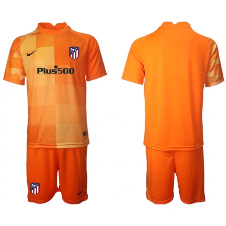 Billiga Fotbollströjor Atlético Madrid Målvakt Barn Hemma tröja 2021/22 Kortärmad
